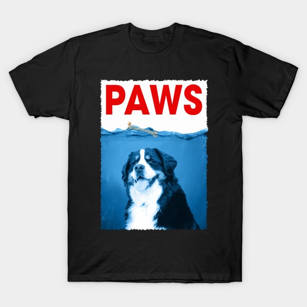 Berner PAWS Mountain Majesty, Stylish Tee for Dog Devotees T-Shirt by Gamma-Mage